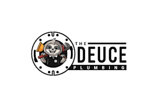 design best plumbing sloth logo