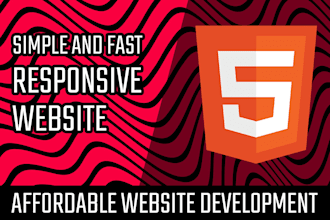 create a simple and fast website