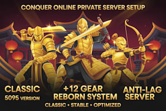 build and optimize a custom conquer online private server with classic gameplay