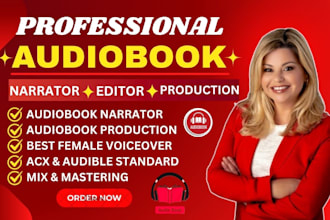 be your audiobook voice over narrator production editing in acx audible standard
