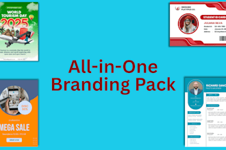 design professional social media and print graphics