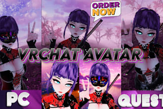 do anime furry vrchat avatar, femboy, nsfw vrchat avatar, vrc character, vrm