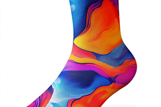 make a custom and pattern socks design