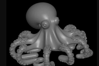 sculpt 3d creatures,realistic 3d figures,animal statues for printing,3d stl file