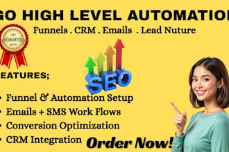 be your go highlevel expert for automation sales funnel system for leads email