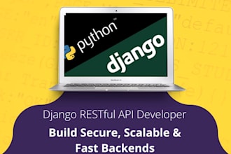 be your expert django developer for web apps and restful apis