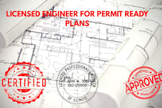 provide permit drawing licensed engineer mep design as a licensed engineer