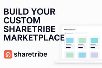build sharetribe landing page, custom listings, sharetribe marketplace developer