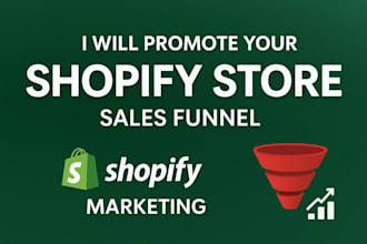 promote shopify store sales funnel shopify marketing to boost sales