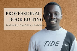perfectly edit books and scripts