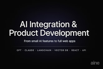 build an ai feature or chatbot using gpt or custom llm API