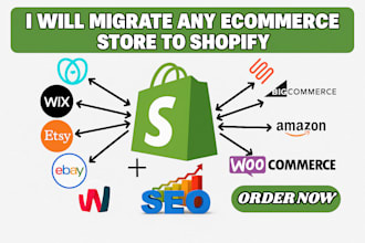 copy clone wix to wordpress weebly bigcartel square website to shopify migration