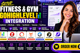 fitness and gym ghl integration zenplanner mindbody glofox gymmaste pushpress