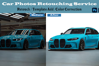do any car photo edit and car reflection and retouch