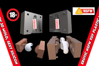 3d nsfw mold nsfw erotic toy silicon mold chocolate resin plastic 3d printing