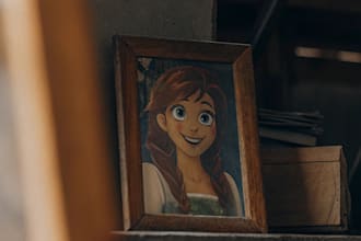 do disney style cartoon portrait