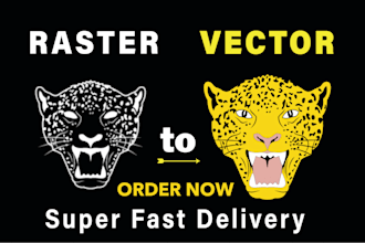 do will vector tracing, vectorize image ,convert logo to vector