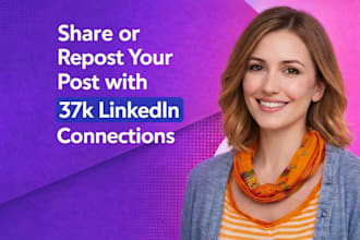 share, repost, and promote your linkedin content to my 37k connections, shoutout
