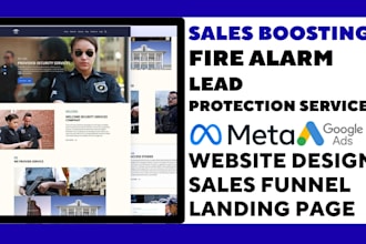 generate fire alarm leads, safety system setup, and protection service website