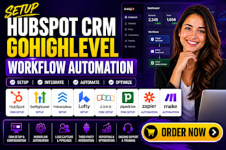 hubspot gohighlevel followupboss lofty zoho pipedrive crm zapier make automation