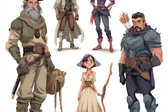 do a dnd character or dnd party art