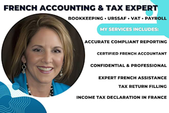 handle french accounting, tax expert, bookkeeping and urssaf filing