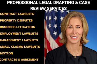 draft and prepare litigation documents for divorce, civil, and family matters