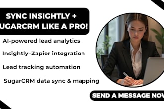 integrate insightly with zapier and sugarcrm to track, sync, and analyze leads