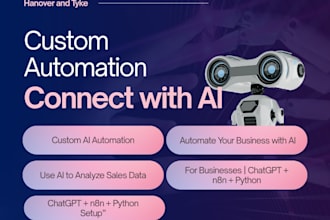create ai workflow automations with n8n,make, and python