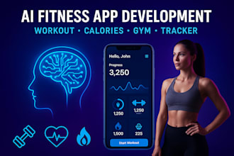 build ai fitness app, ai workout app, ai gym app, ai calories tracker app