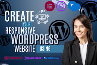 design responsive pages with divi, elementor, or wpbakery