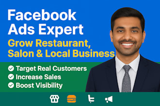 fix facebook ads for food, salons and local businesses