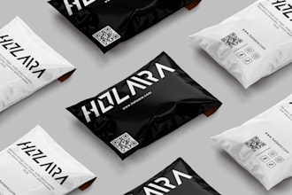 design a poly mailer shipping bag for your business