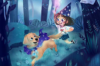 children story book illustration children story book illustration