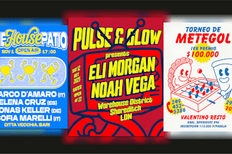 design a cool flyer for your party or event