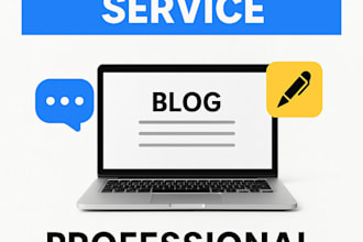 je ferai des articles de blog et de qualité