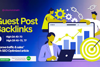 do off page SEO service using guest post backlinks