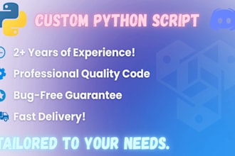 create python program or scripts