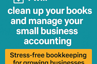 clean up your books and manage your small business accounting