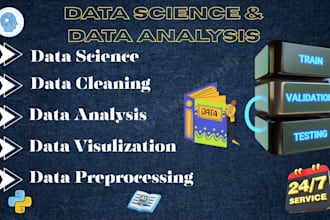 do data science, data analysis, machine learning using python