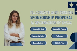 design sponsorship proposal, sponsorship deck pitch deck powerpoint presentation