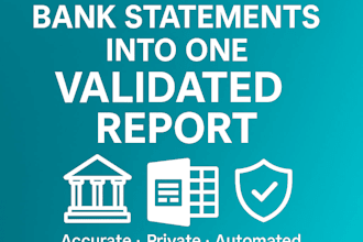consolidate transactions from multiple bank accounts