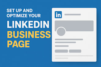 set up and optimize your linkedin business page