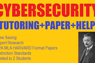 provide tuition and help with your cybersecurity assignments