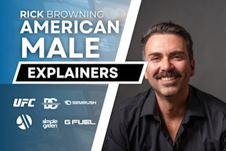 be your american male explainer narrator