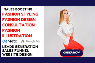 generate fashion design consultation leads personal stylist apparel website