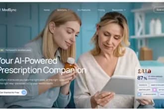 design healthcare telemedicine website redesign pharmacy hipaa complaint website