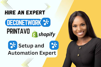 setup and automate deconetwork print shop printavo shopify integration