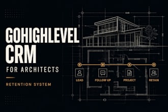 build a gohighlevel CRM and retention system for architects