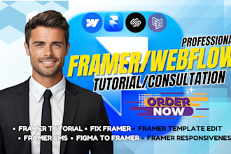 teach framer webflow website design framer landing page author website